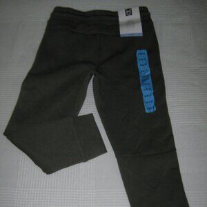 Members Mark Boys Everyday Tech Jogger Green 4way Stretch Zip Media Pocket SMALL